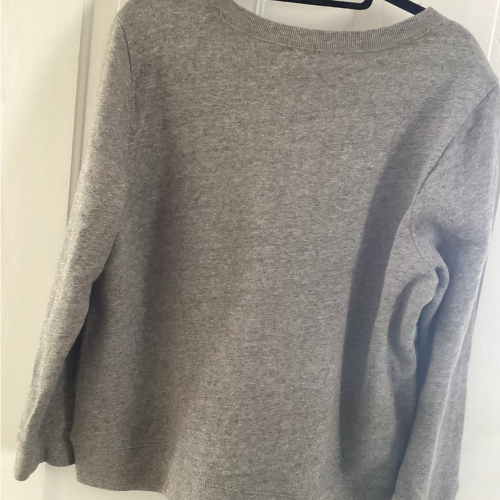 J. Crew Floral Sweater - Mint and Taupe - Picture 4 of 5